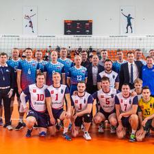 Товарищеский матч по волейболу, между ко