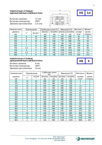 Буклет «Поворотные(угловые) одношарнирные компенсаторы DURO DACOVIC»