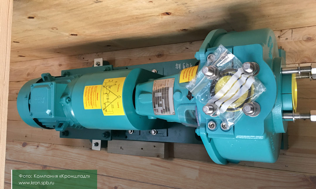 Горизонтальный насос из высокомолекулярного полиэтилена UHMW-PE